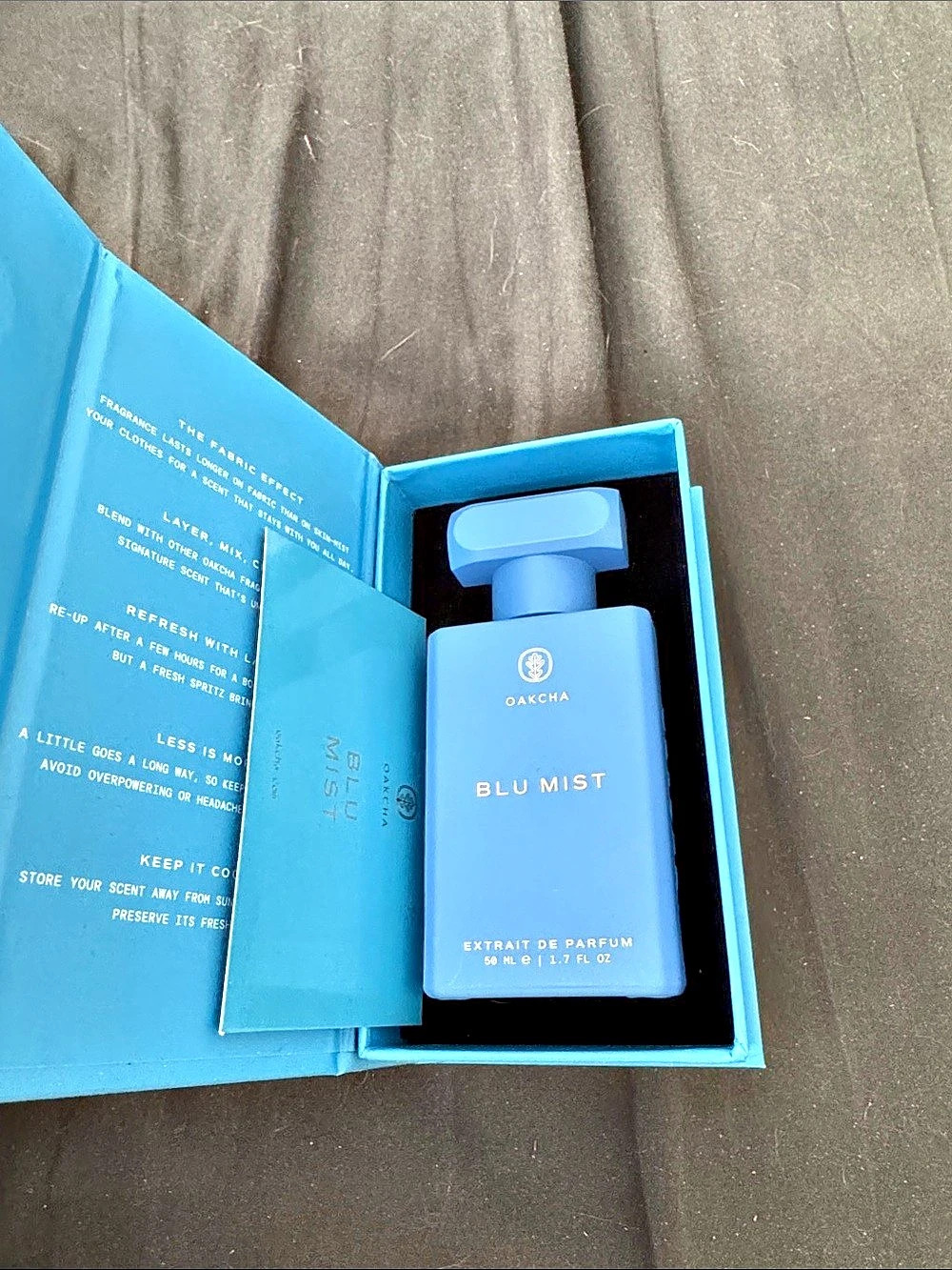 Oakcha Blu Mist Extrait de Parfum Blue 50 mL NWT
